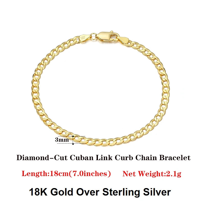 Italian Cuban Chain Bracelet