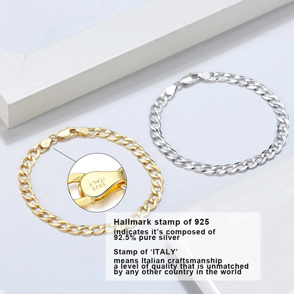 Italian Cuban Chain Bracelet