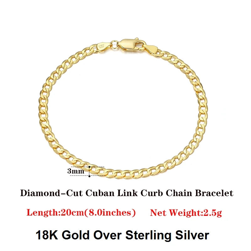 Italian Cuban Chain Bracelet