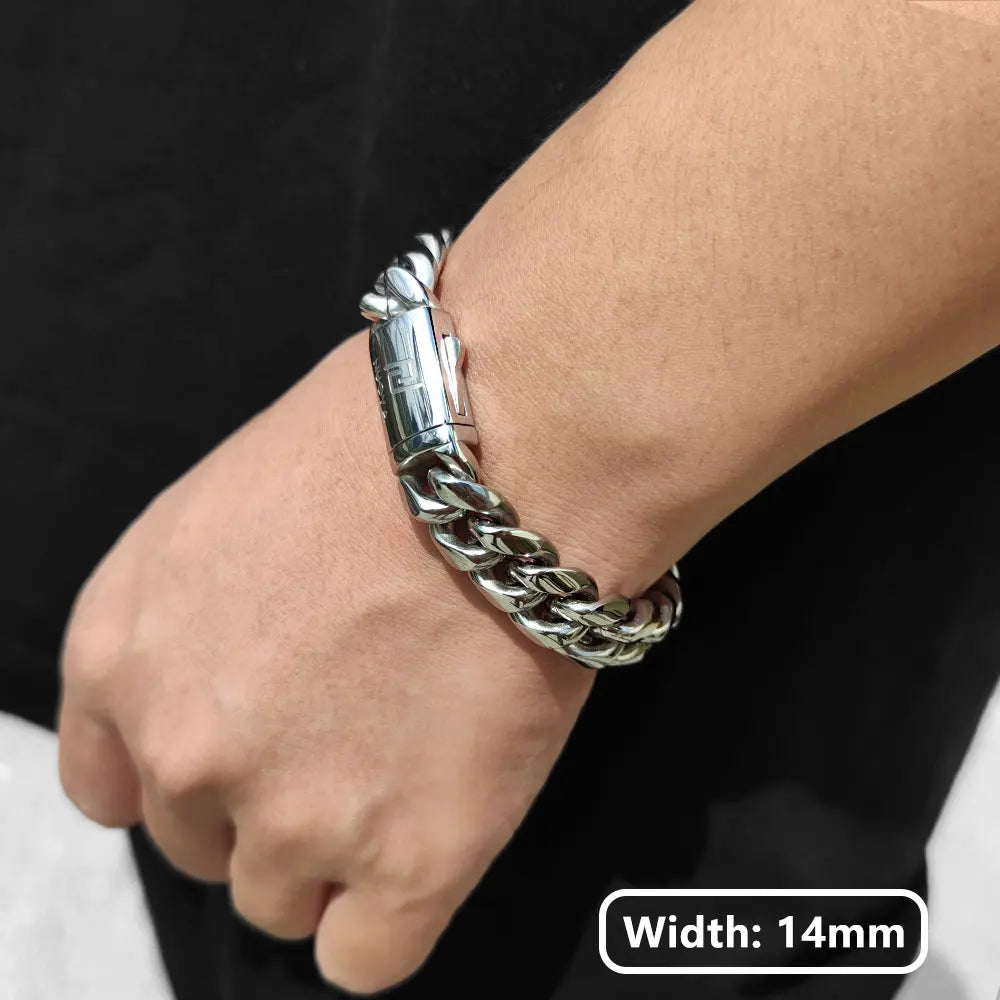 Hip Hop Cuban Chain Bracelet