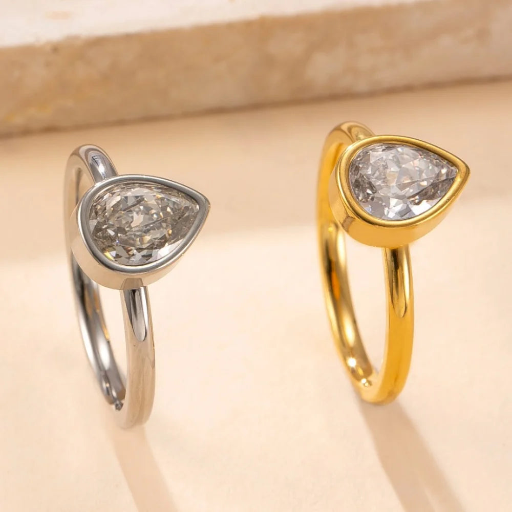 Luxury Zircon Finger Fashion Jewelry ring