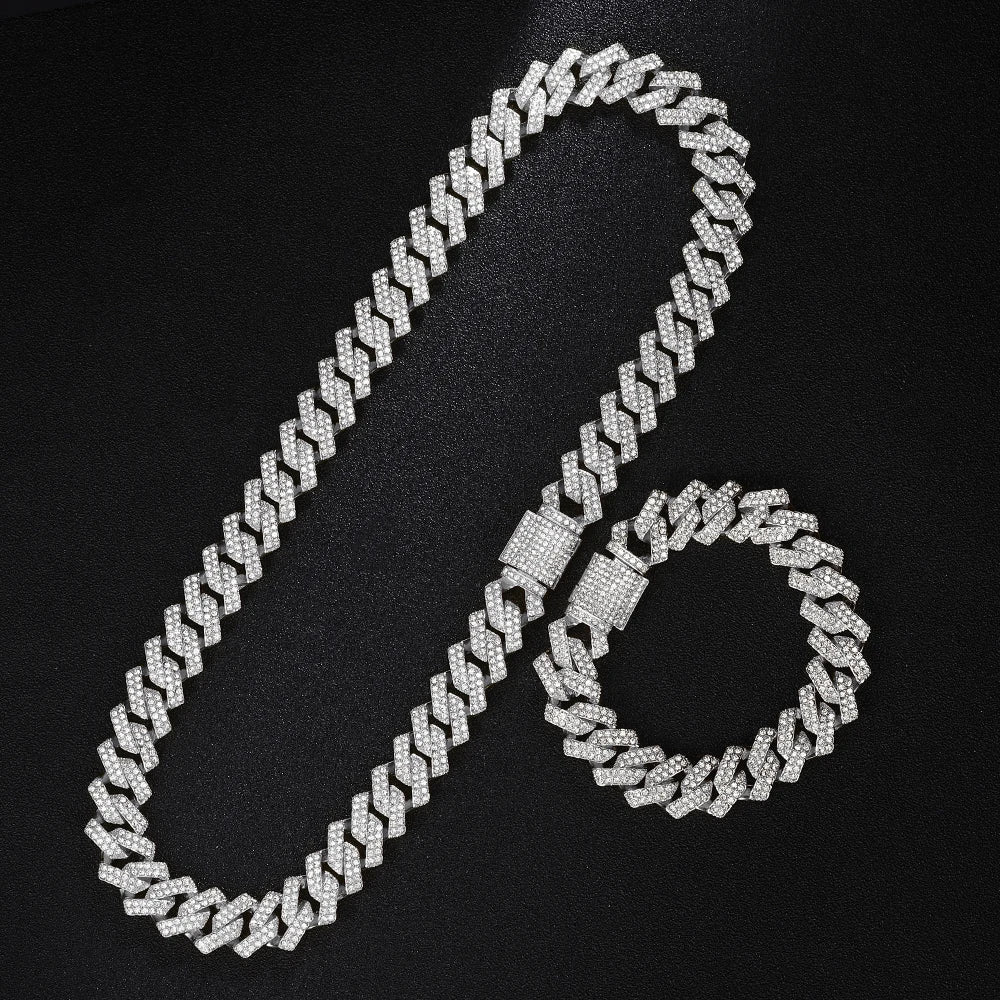 Gold Color Cuban Chain Watch