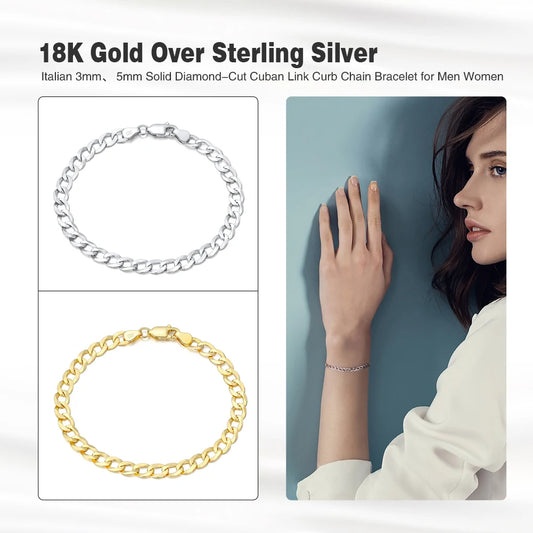Italian Cuban Chain Bracelet