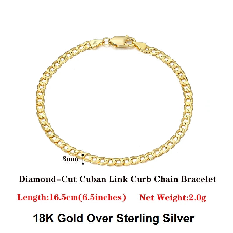 Italian Cuban Chain Bracelet