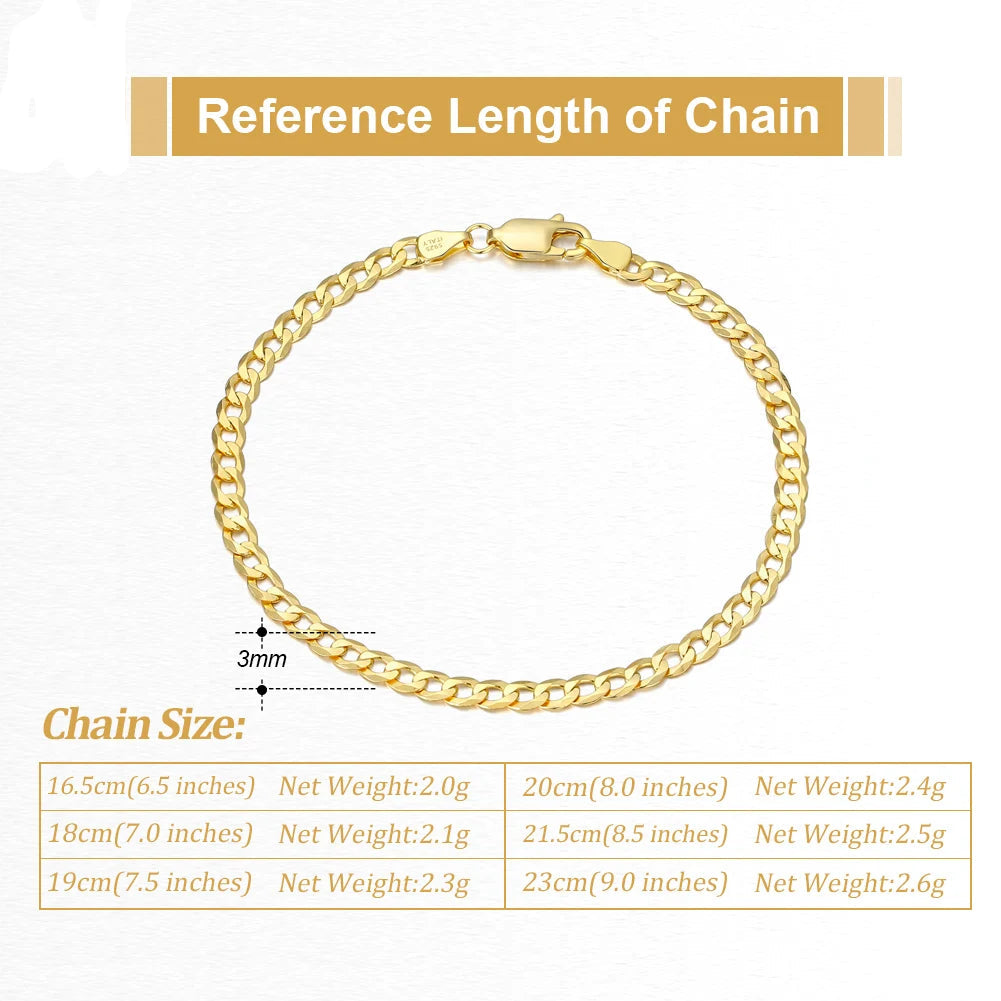 Italian Cuban Chain Bracelet