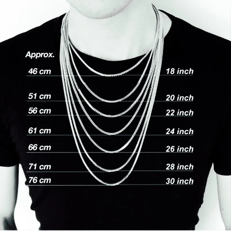 Stainless Steel Cuban Link Chain Necklace