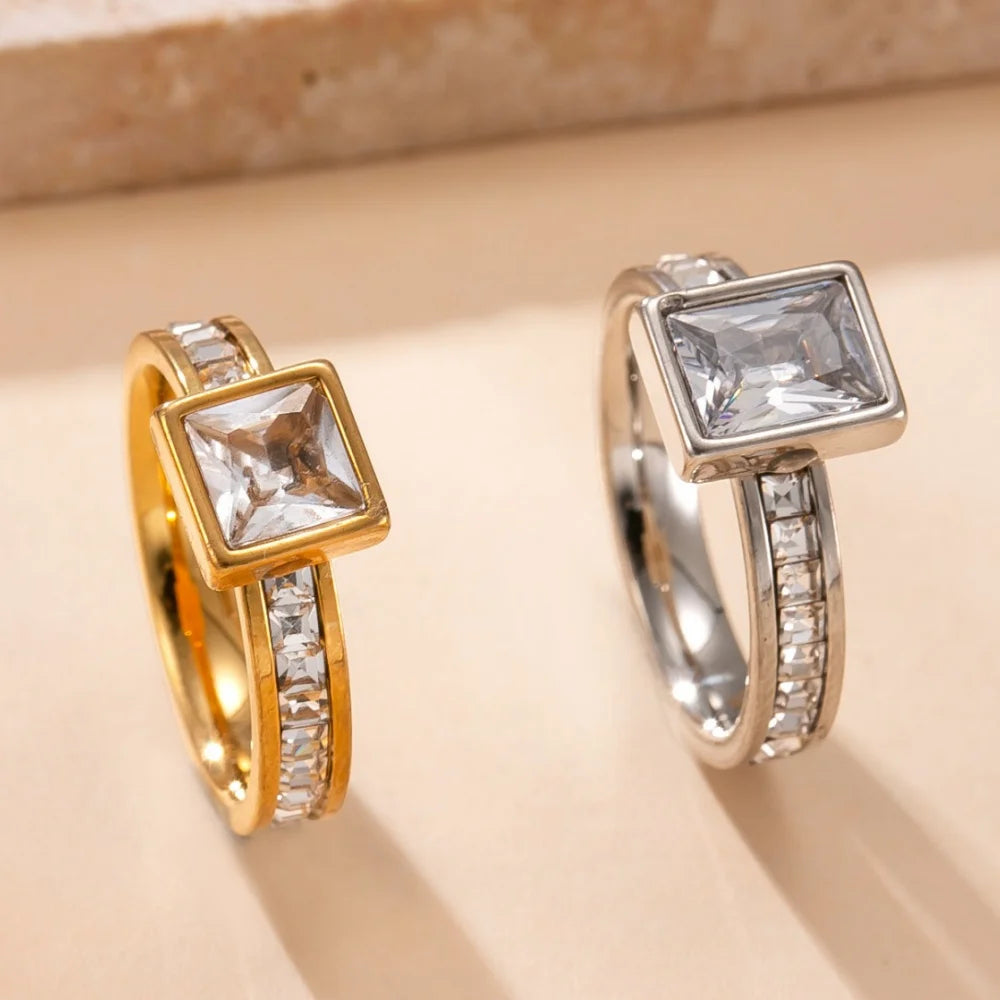 Luxury Zircon Finger Fashion Jewelry ring
