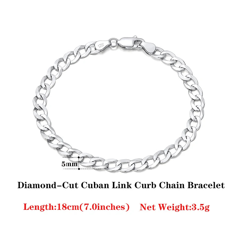 Italian Cuban Chain Bracelet