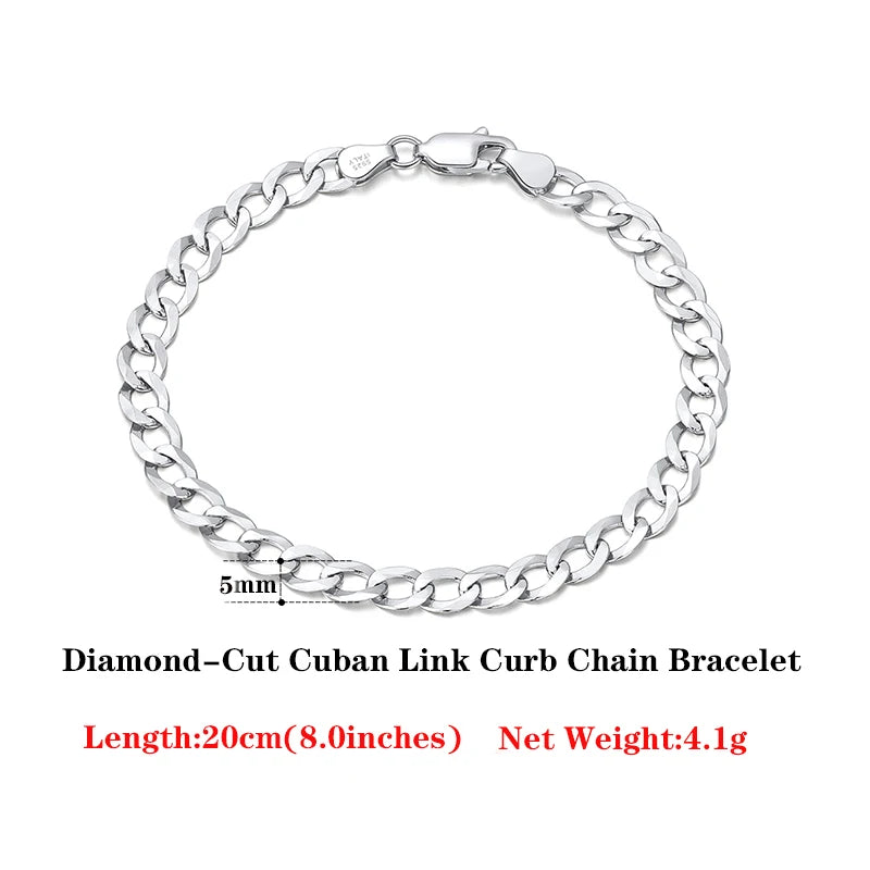 Italian Cuban Chain Bracelet