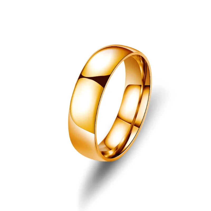 Prevent Allergy High Polished Wedding Ring