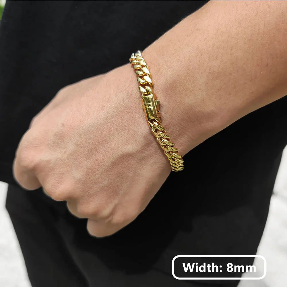 Hip Hop Cuban Chain Bracelet