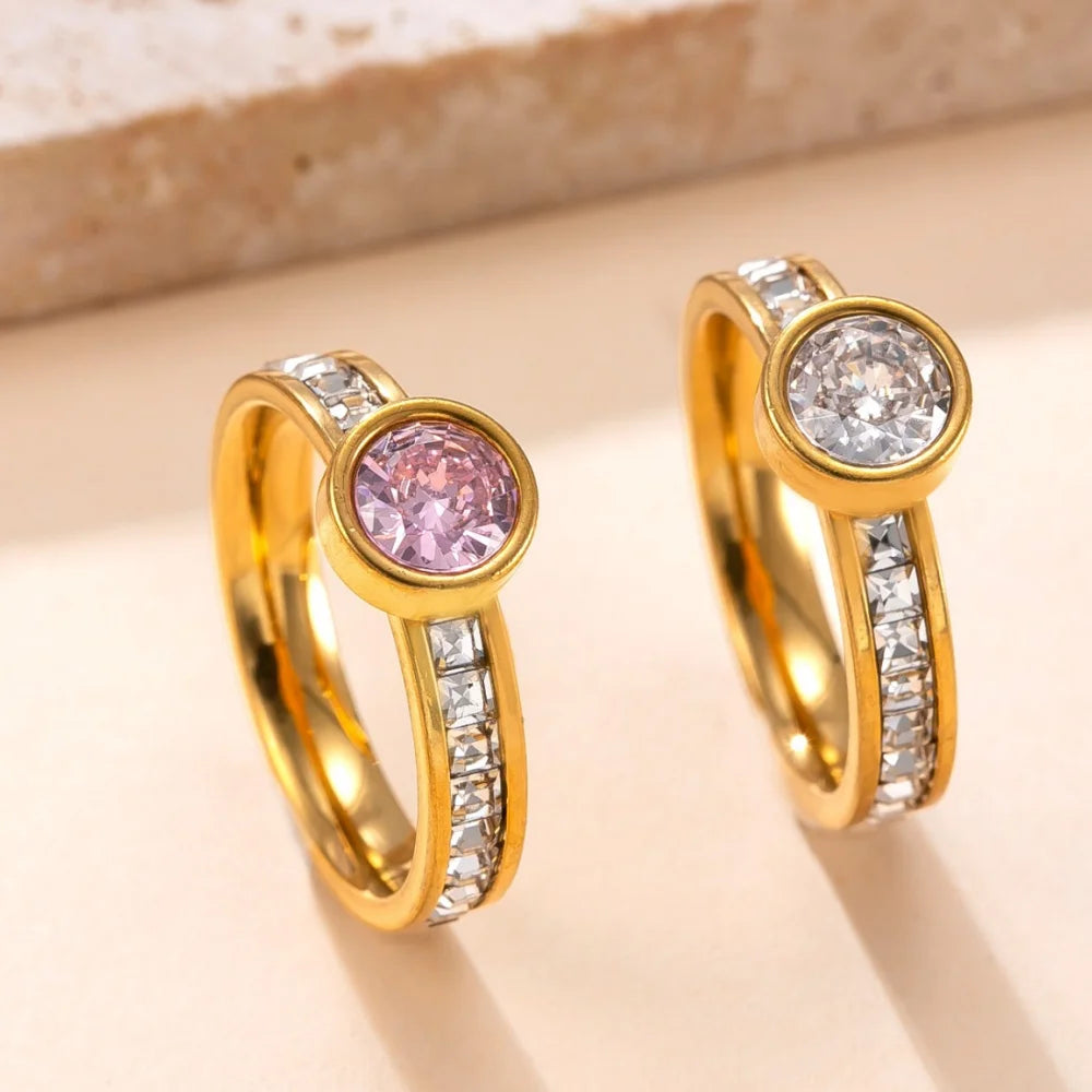 Luxury Zircon Finger Fashion Jewelry ring