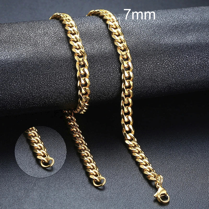 Stainless Steel Curb Link Chain