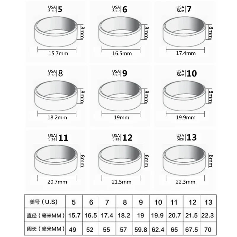 Luxury Stainless Steel Ring