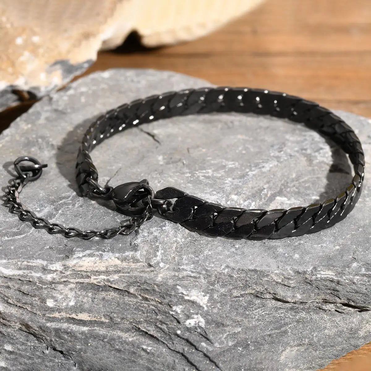 Black Cuban Chain Bracelets