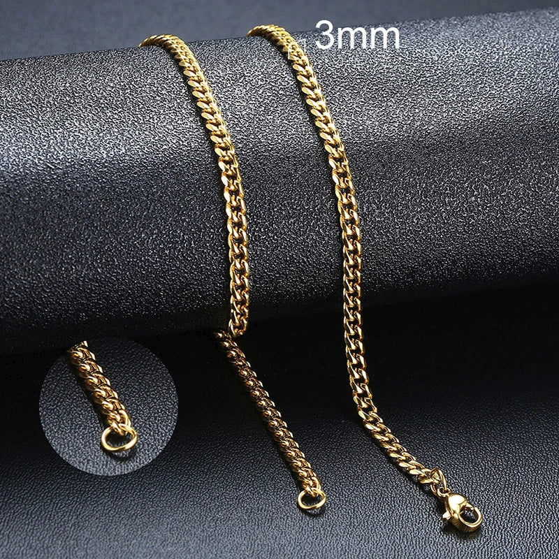 Stainless Steel Curb Link Chain