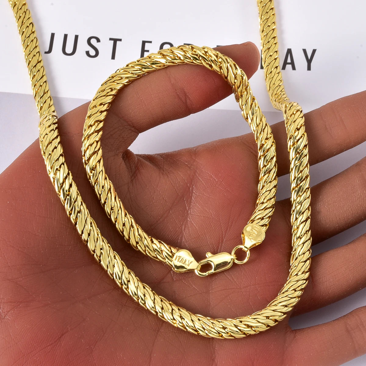 Trendy Copper Necklace Bracelet Jewelry