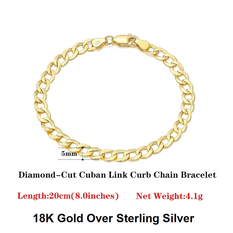 Italian Cuban Chain Bracelet