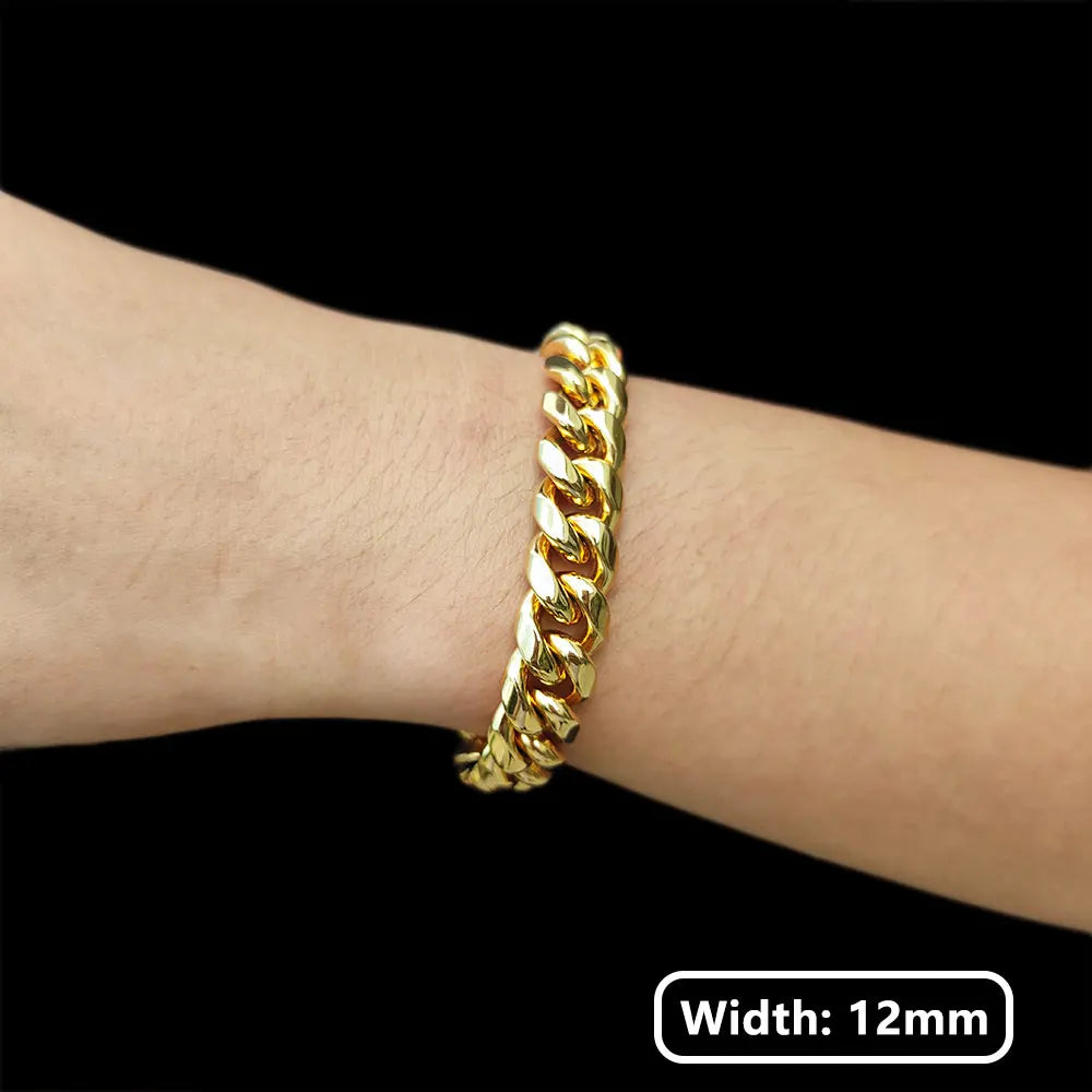Hip Hop Cuban Chain Bracelet