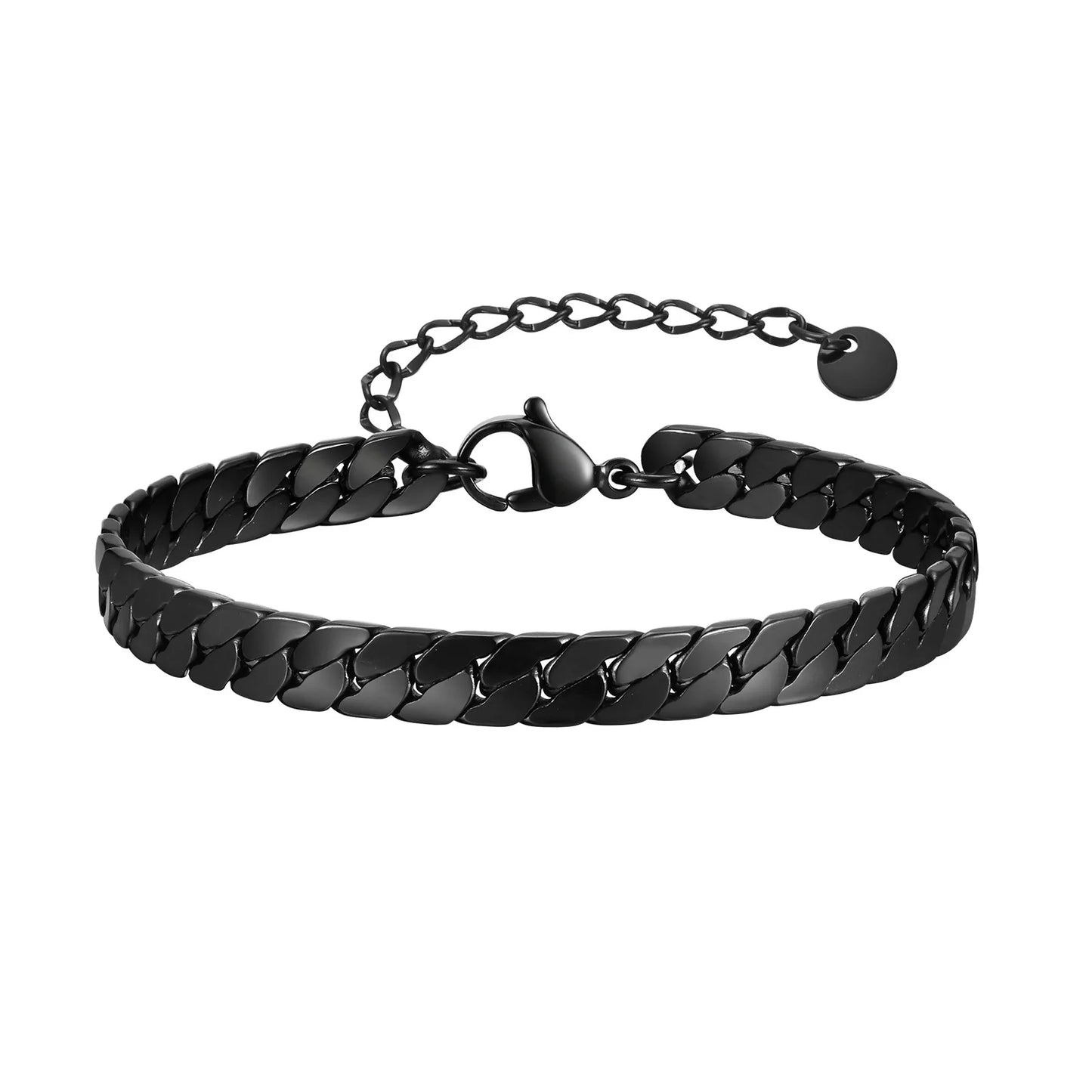Black Cuban Chain Bracelets