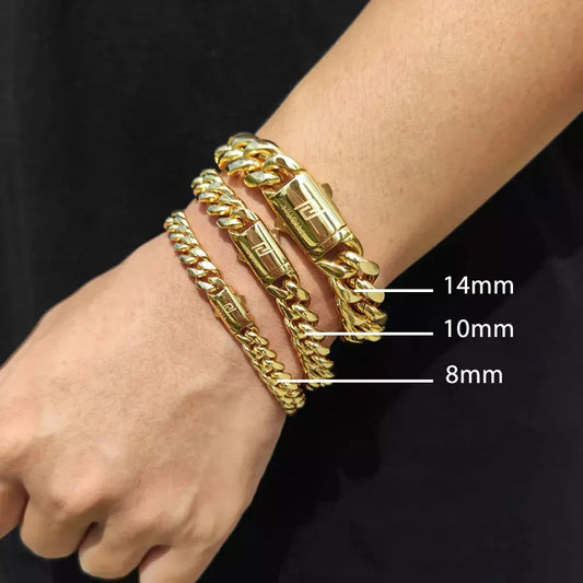 Hip Hop Cuban Chain Bracelet
