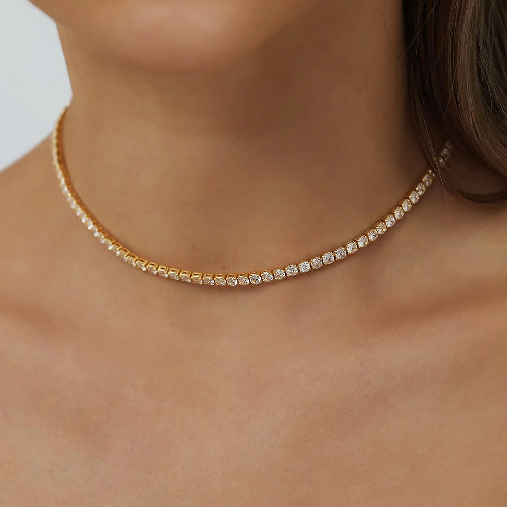 Tennis Necklace For Women