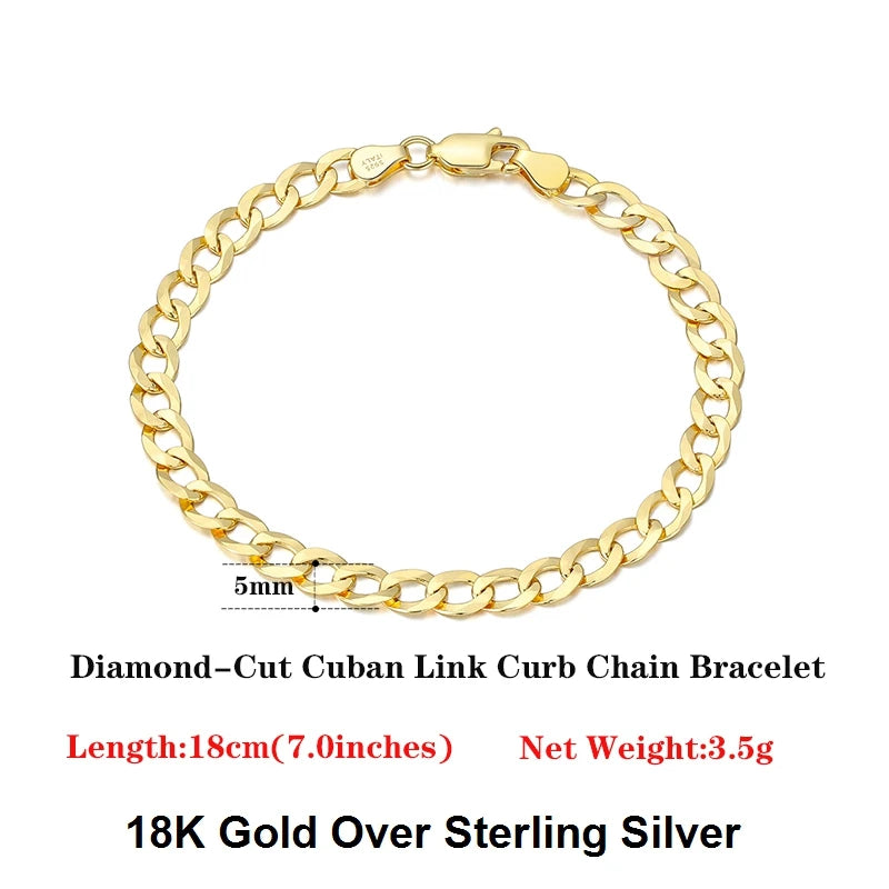 Italian Cuban Chain Bracelet